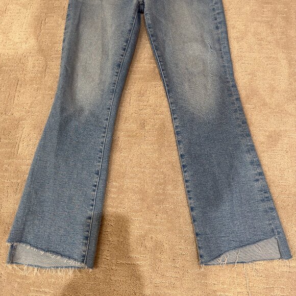 Mother Insider Crop Step Fray Denim Size 26 - Picture 1 of 6